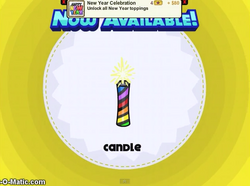 Papa's Cupcakeria - Candle