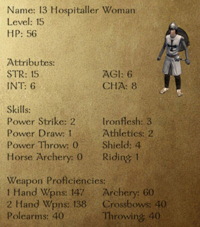 I3 Hospitaller Woman