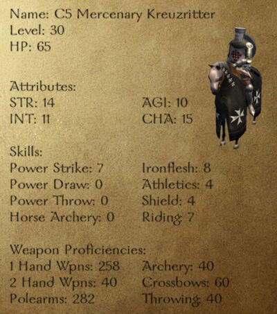 C5 Mercenary Kreuzritter