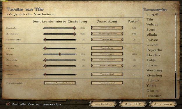 Turniergestaltung