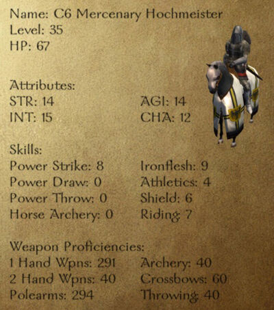 C6 Mercenary Hochmeister
