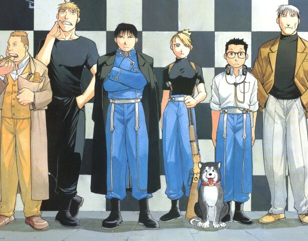 Arquivo:-Fullmetal-Alchemist-Roy-Mustang-Riza-Hawkeye-Jean-Havoc-Heymans-Breda-Kain-Fuery-Vato-Falman-Fresh-New-Hd-Wallpaper--.jpg