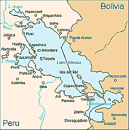 Tn Lake Titicaca map