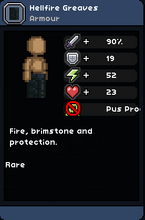 Hellfire greaves