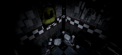 FNaF - West Hall (Golden Freddy poster).png