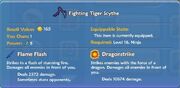 Fighting Tiger Scythe item