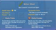 Balloon Wand reward item