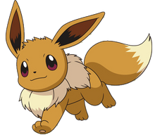 133Eevee BW anime