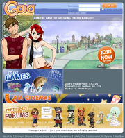Gaiaonline homepage 2007