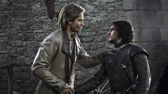 File:Jaime Lannister and Jon Snow 1x02.jpg