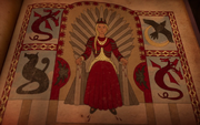S5 Rhaenyra Iron Throne quartered heraldry