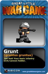 GLWG trading card Grunt