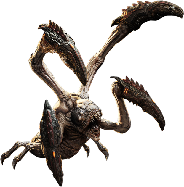 Archivo:Gears of war 3 savage corpser by decadeofsmackdownv3-d3ln305.png
