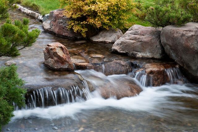 File:Japanese garden waterfall.jpg