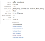 Lindauer-John 1885 NJ census