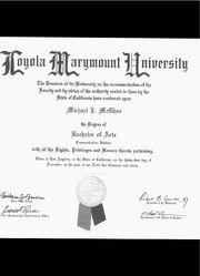 BA Degree LMU