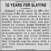 Felix Szczesny murder by the Associated Press on April 22, 1927