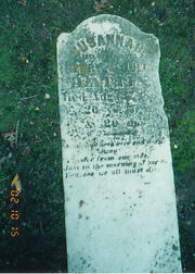 Lattin-Susannah tombstone