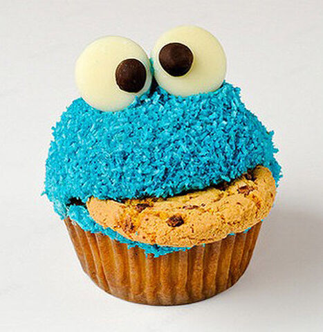 File:Cookie Monster Cupcake.jpg