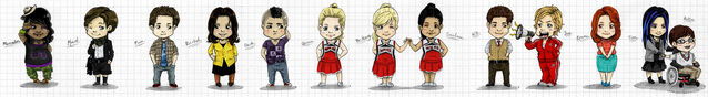 File:Glee Chibigleeks by Kumagorochan.jpg