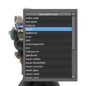 Paint context menu default