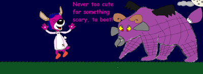 NeverTooCuteForSomethingScarytoBoot