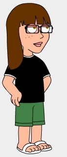 Karen in her swim wear