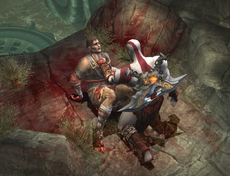 Kratos y el ultimo espartano en el pantano de los olvidados