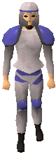 White decorative armour