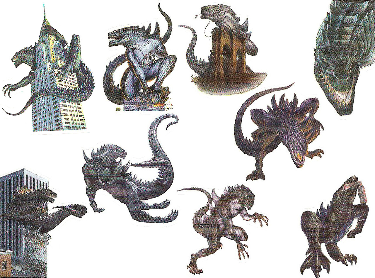 Image - Zilla 1998 Stickers 1.jpg | Gojipedia | FANDOM powered by Wikia