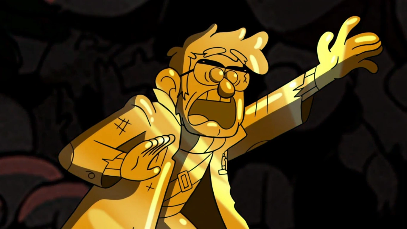 Image S2e20 Ford gold again.png Gravity Falls Wiki FANDOM powered