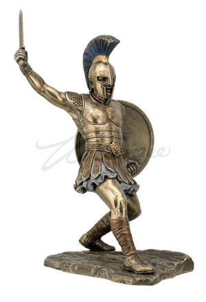 Hector-Sculpture-with-Sword-and-Shield