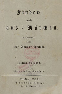 Kinder- und Hausmärchen kl Ausgabe 1825.jpg