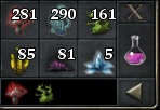 Potion interface log2