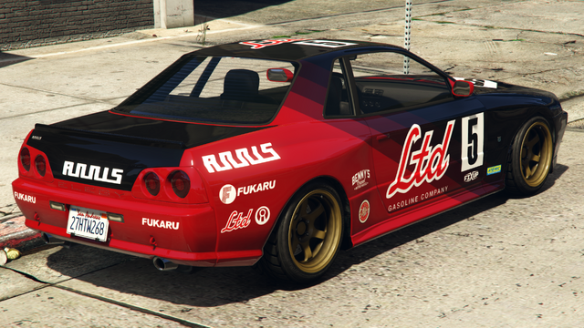 File:ElegyRetroCustom-LTDGasolineLivery-GTAO-rear.png
