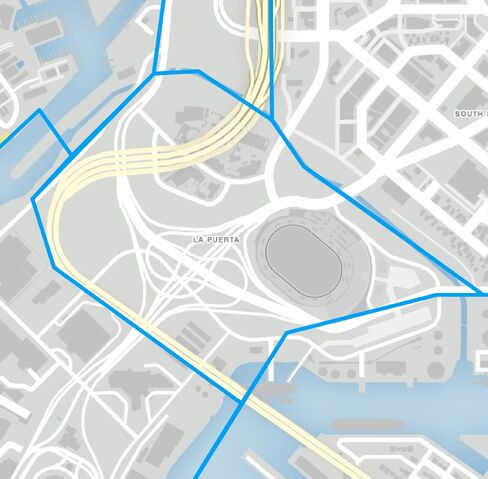 File:LaPuerta-GTAV-map.jpg