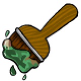 Camo paintbrush