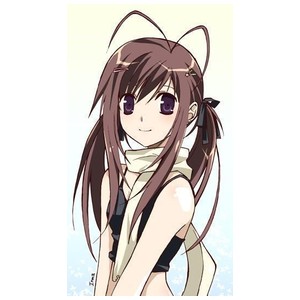 Anime Girl Character With Brown Hair Otaku Wallpaper