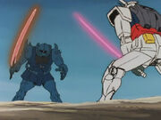 04 Gouf vs Gundam