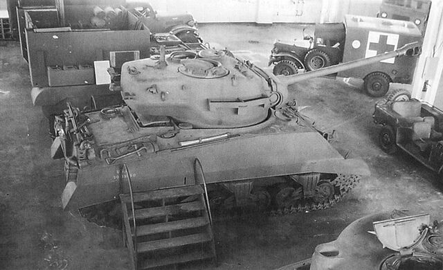 File:T26 turret on M4 chassis.jpg