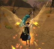 Chant wings up animation