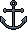 Small pirate anchor
