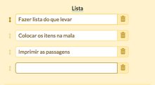 Afazeres-com-lista