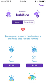 IOS Support Habitica