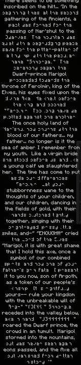 The axe of ridiculous lore