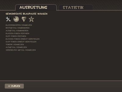 Herstellungsmenü
