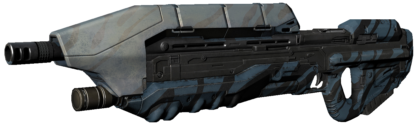 steel assault rifle skin halo 5