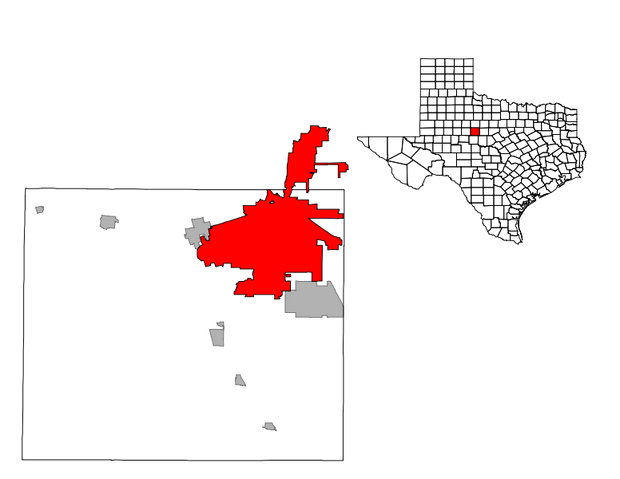 File:Location Of Abilene Texas.png