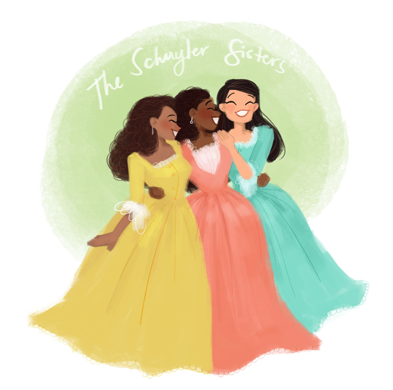 View Hamilton Wallpaper Iphone Schuyler Sisters PNG