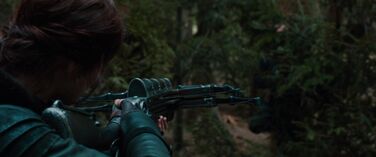 With crossbow